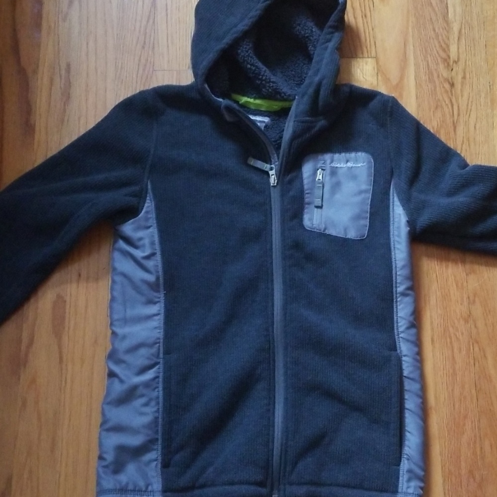 Boys Eddie Bauer Fleece Lined heavyweight EUC